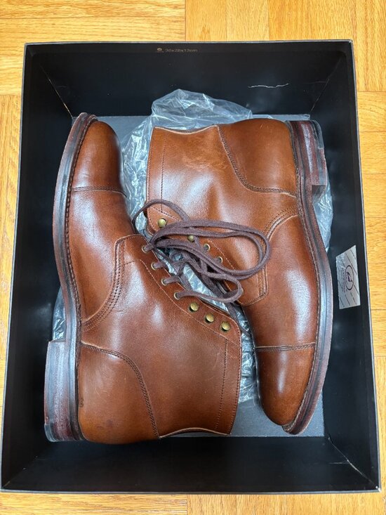 J.Crew Men Ludlow Cap Toe Boots Brown Size 10 main image 7